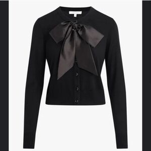 Favorite Daughter The Take a bow Black Cardigan Sweater S